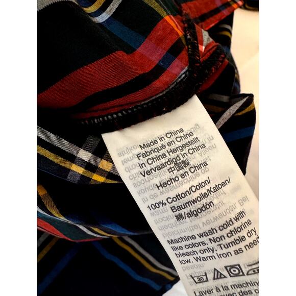 🎄✨ J. Crew Embellished Tartan Plaid Statement Top Sz 14 Holiday Christmas✨🎄 - Picture 13 of 13